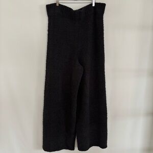 Skims Cozy Knit Fuzzy Pants in ONYX Plus Size 4X/5X